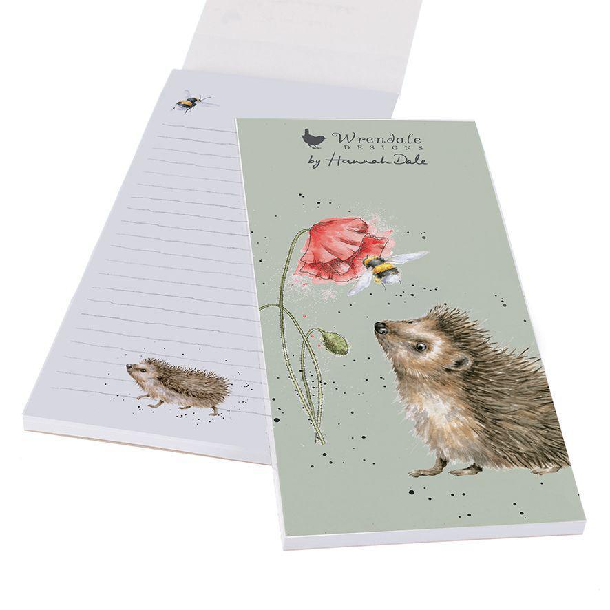 Wrendale Magnetic Shopping Pad | Busy as a Bee Hedgehog