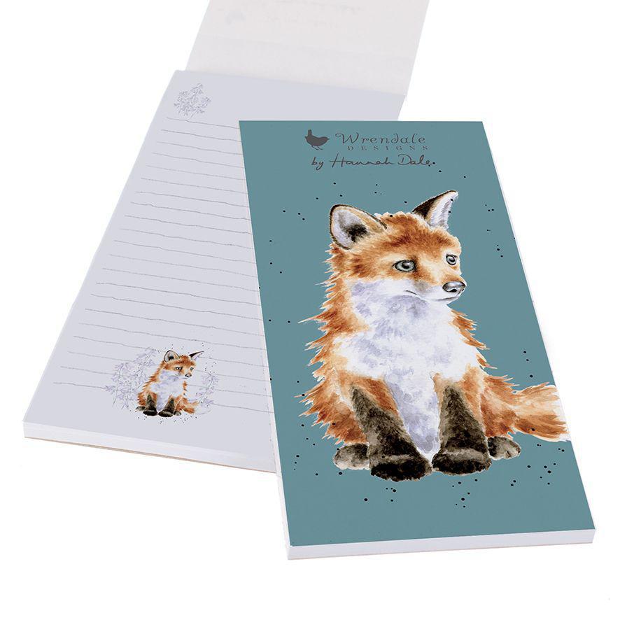 Wrendale Magnetic Shopping Pad | Contemplation Fox