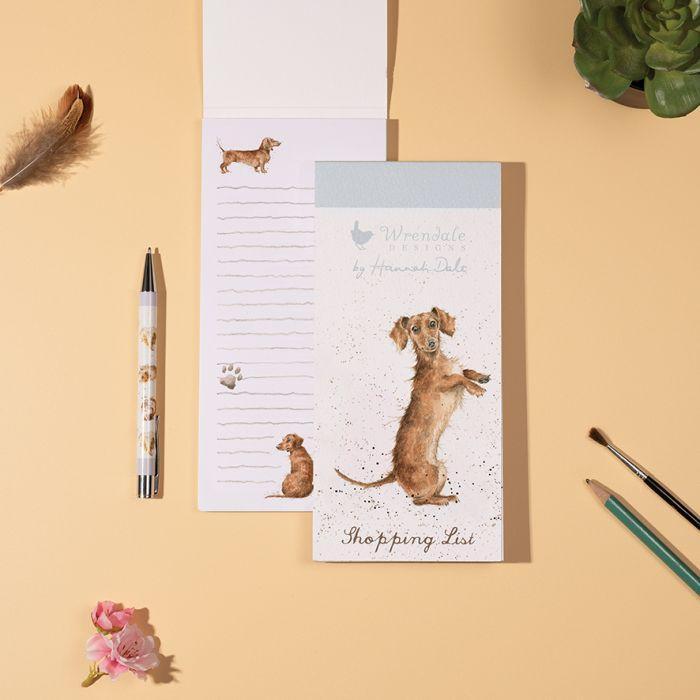 Wrendale Magnetic Shopping Pad | Dachshund Sausage Dog Wrendale Magnetic Shopping Pad | Dachshund Sausage Dog