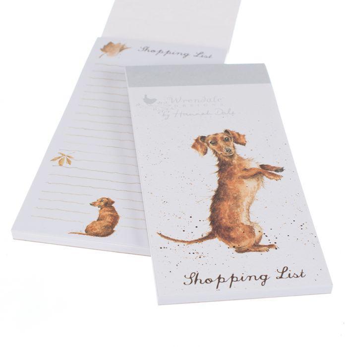Wrendale Magnetic Shopping Pad | Dachshund Sausage Dog Wrendale Magnetic Shopping Pad | Dachshund Sausage Dog