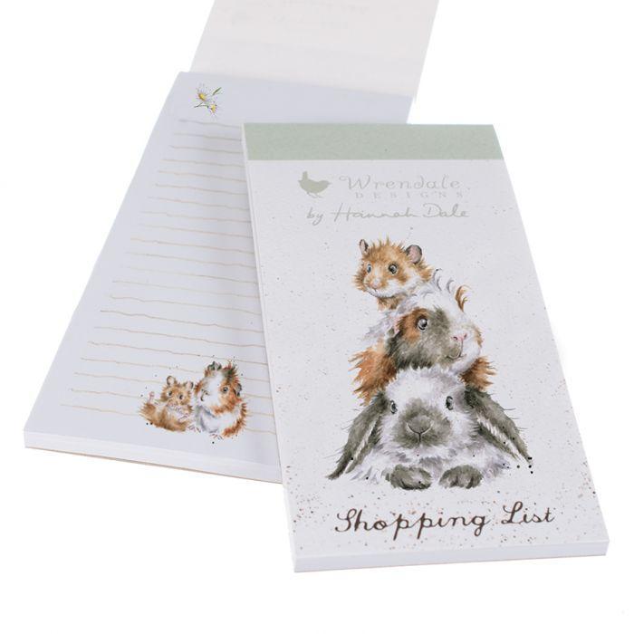Wrendale Magnetic Shopping Pad | Piggy in the Middle Guinea Pig Wrendale Magnetic Shopping Pad | Piggy in the Middle Guinea Pig