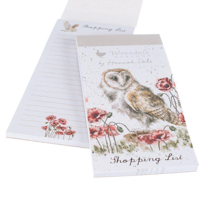 Wrendale Magnetic Shopping Pad | The Lookout Owl Wrendale Magnetic Shopping Pad | The Lookout Owl