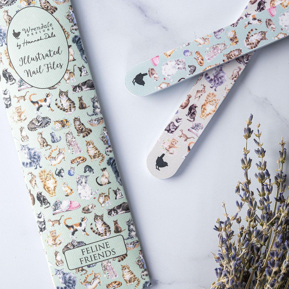 Wrendale Nail File | Feline Friends Cat