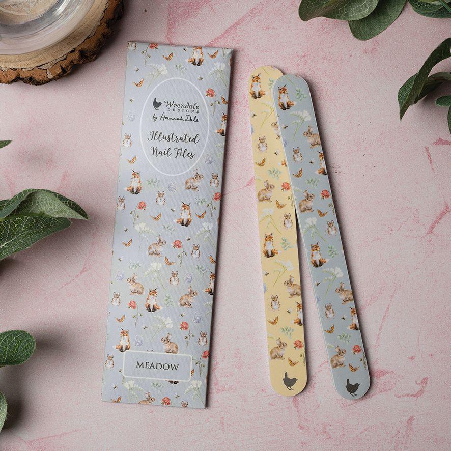 Wrendale Nail File | Meadow Rabbit and Fox