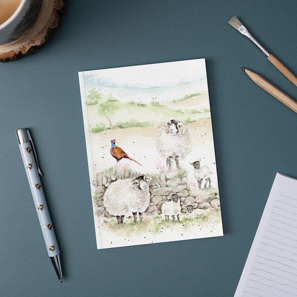 Wrendale Small Notebook | Green Pastures
