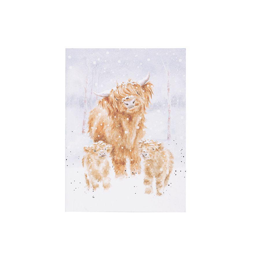 Wrendale Small Notebook | Highland Cow Christmas Wrendale Small Notebook | Highland Cow Christmas