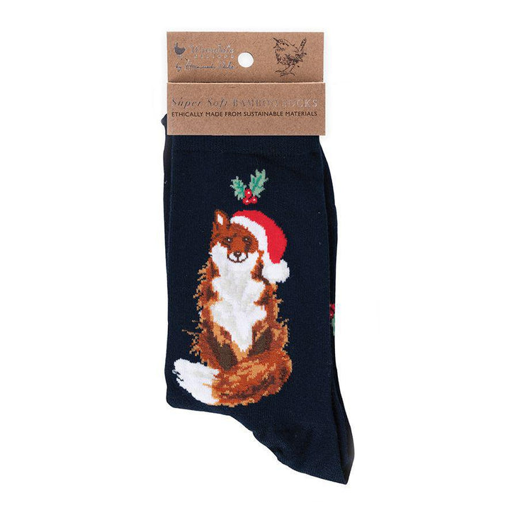 Wrendale Socks | Festive Fox