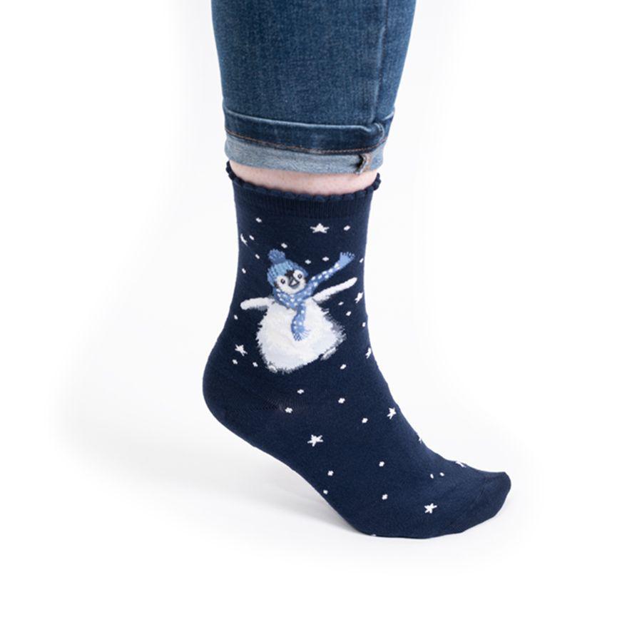 Wrendale Socks | Winter Wonderland Penguin