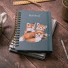 Wrendale Spiral Bound Journal | Snug as A Cub Fox