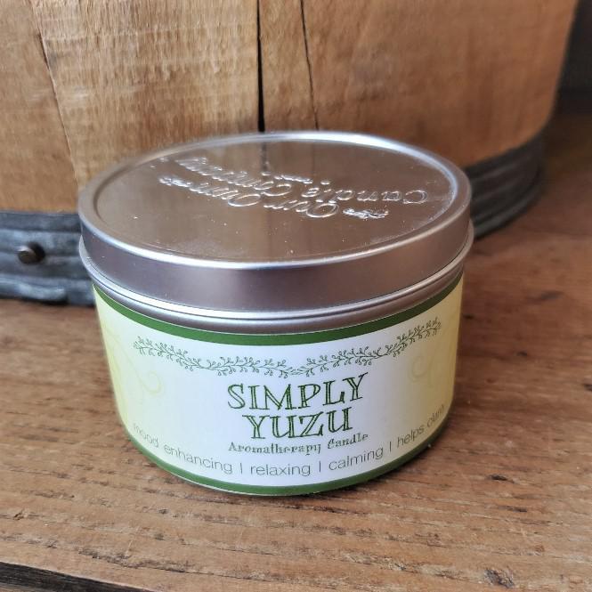 Aromatherapy Soy Candle Tin Yuzu Aromatherapy Soy Candle Tin