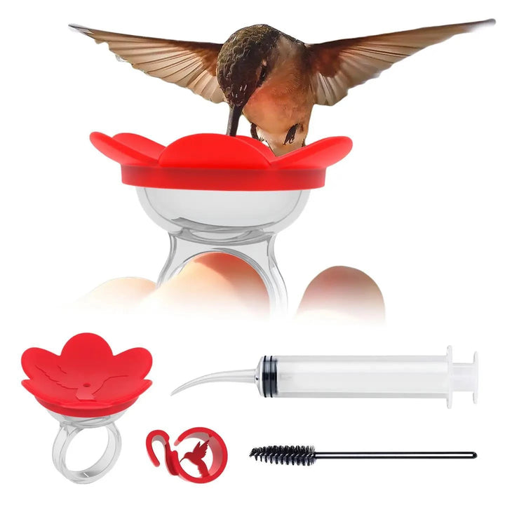 ZUMMR Hummingbird Feeder Ring Starter Kit (Red) ZUMMR Hummingbird Feeder Ring Starter Kit (Red)