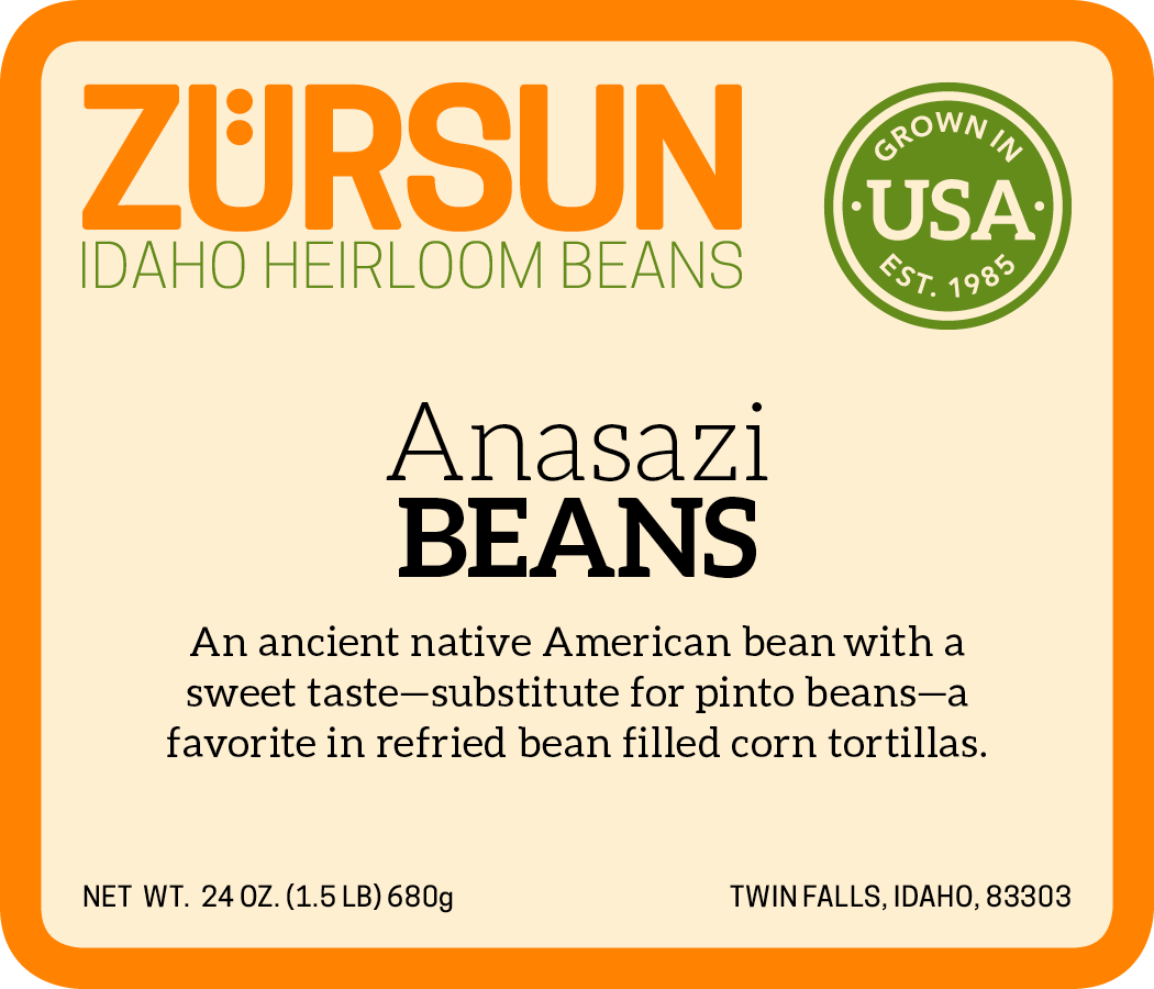 Zürsun Idaho Heirloom Beans  1.5 Pound Bag Zürsun Idaho Heirloom Beans  1.5 Pound Bag