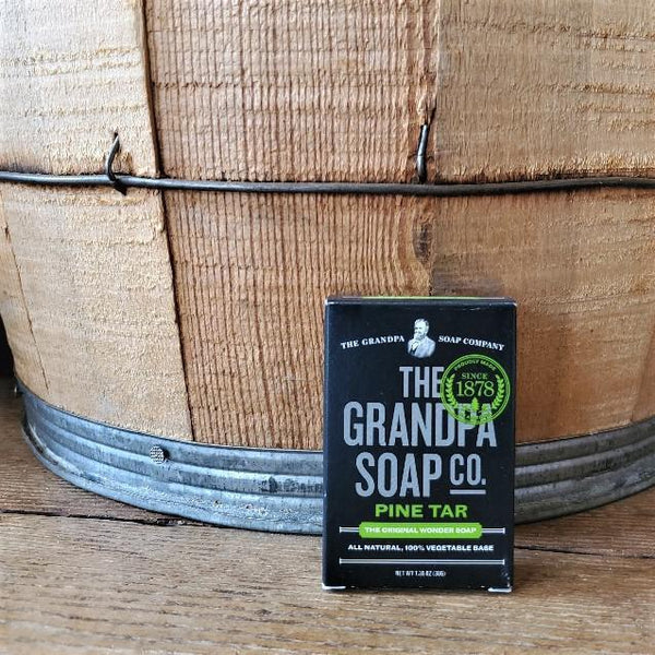 Pine Tar Soap by Grandpa Soap Company 1.35 oz