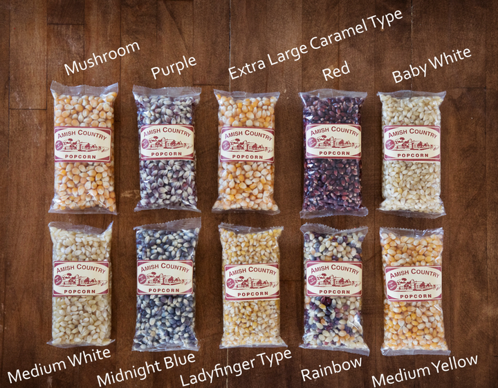 10 4oz Variety Popcorn Pack by Amish County Popcorn