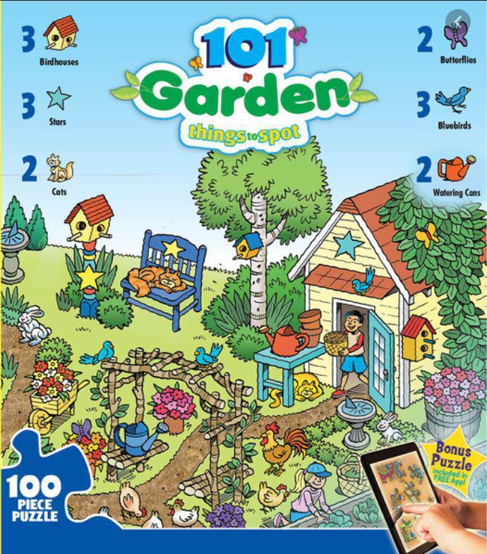 101 Things to Spot in the Garden 100 Piece Puzzle by Masterpieces Puzzle Co.