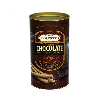 Dolcetto Cream Filled Rolled Wafers | Chocolate 12 oz