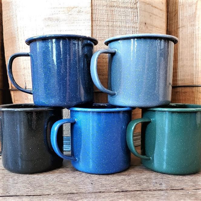 16 oz Mug Speckled Enamelware