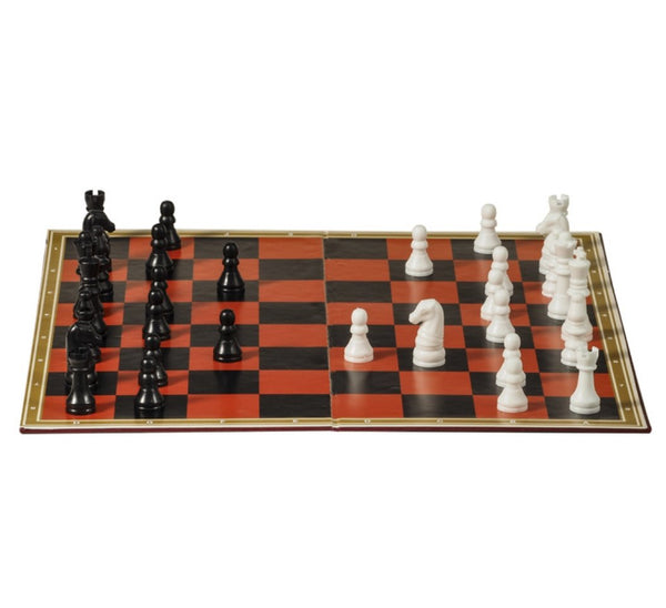 2-IN-1 Chess & Checkers Set