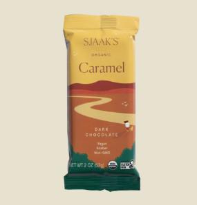Sjaak's Organic Vegan Dark Chocolate with Creamy Caramel 2 oz