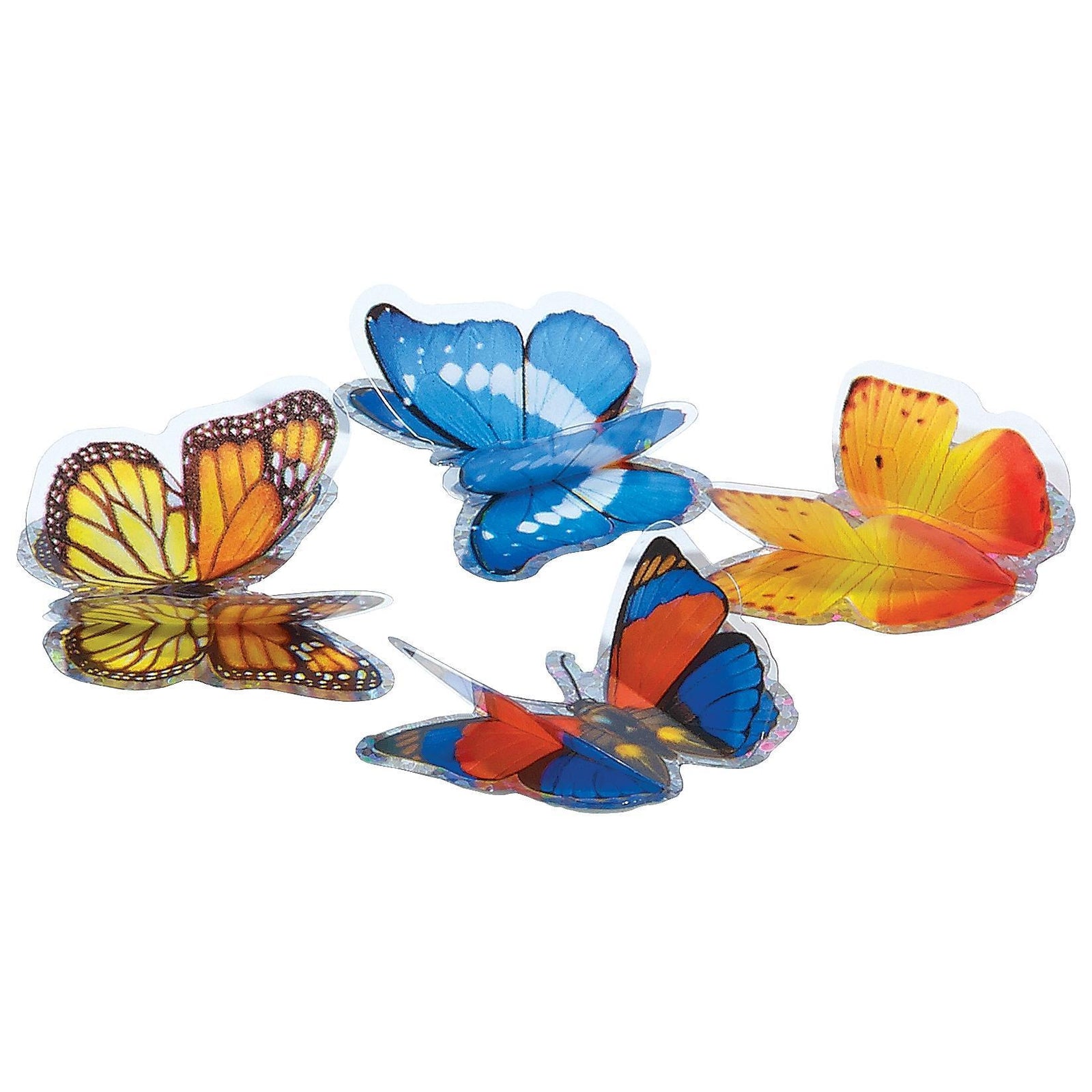 Watercolor Butterfly Glass Cutting Board Hot Plate Trivet