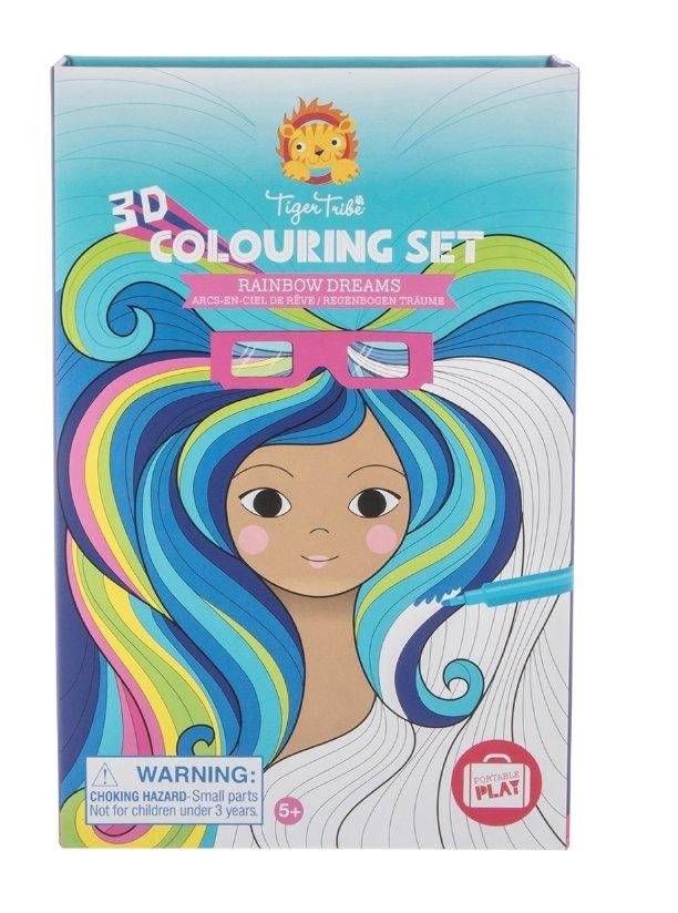 3D Rainbow Dreams Coloring Set