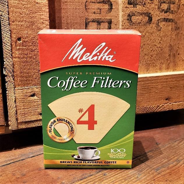 Melitta Super Premium Pour Over Coffee Filters #4 (100 filters)