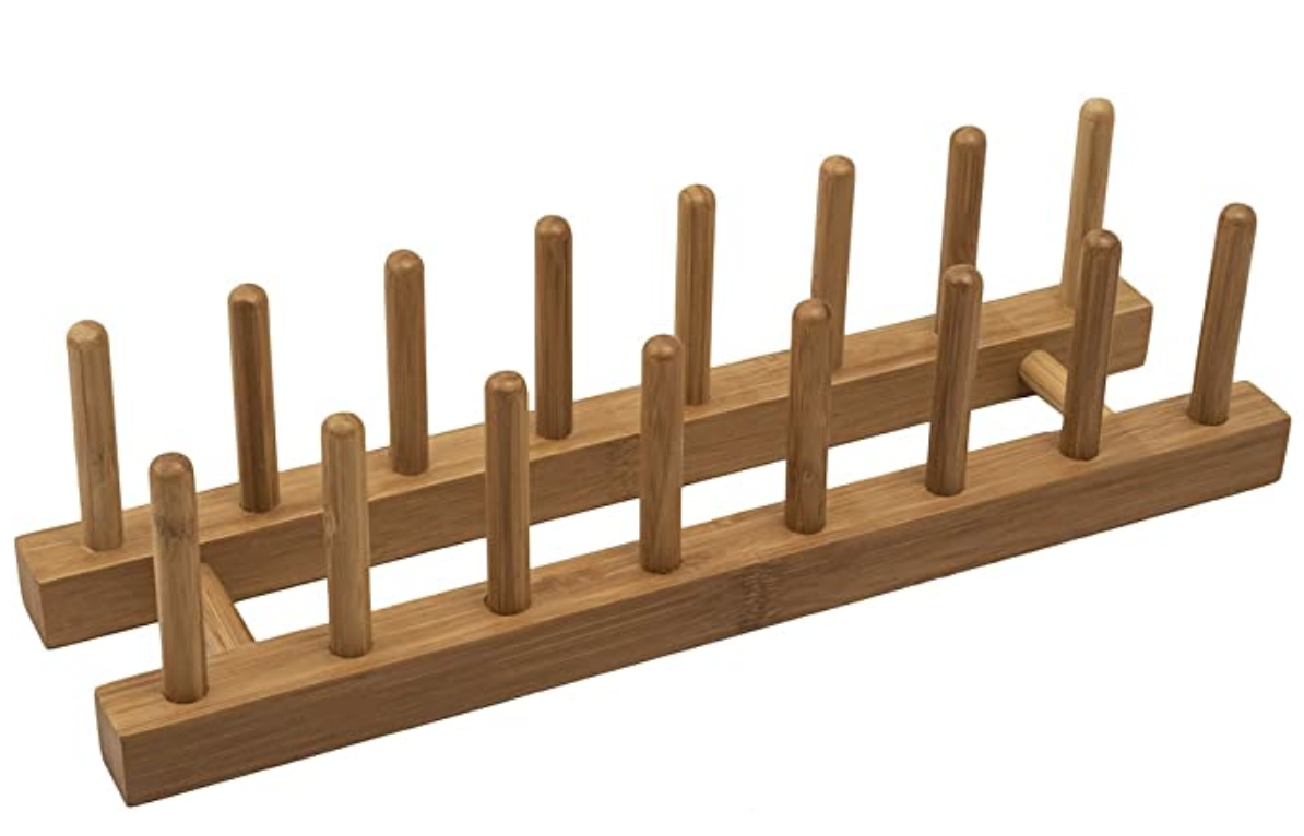 7 Slot Bamboo Rack by Totally Bamboo