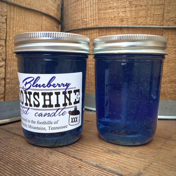 Mountain Moonshine Gel Candle | Blueberry 8 oz jar