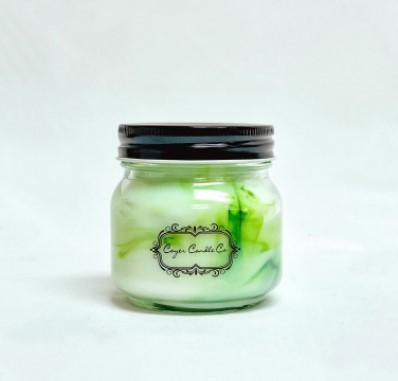 Mason Jar Soy Candle | Lime & Cilantro 8 oz.