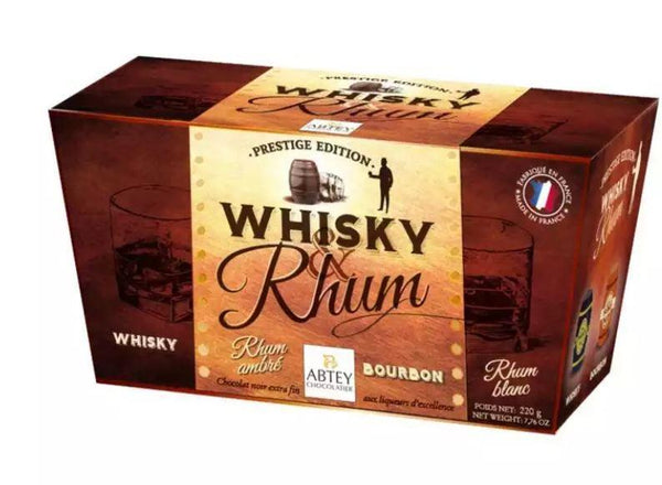 Abtey Presitge Edition Assorted Whisky Rhum Chocolates
