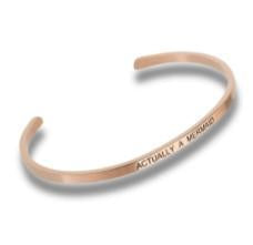 Adjustable Cuff Bracelets | Actually a Mermaid (Rose Gold)