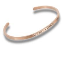 Adjustable Cuff Bracelets | Actually a Mermaid (Rose Gold)