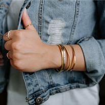 Adjustable Cuff Bracelets | Stressed but Blessed (Silver)