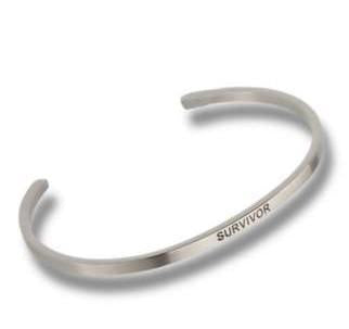 Adjustable Cuff Bracelets | Survivor (Silver)