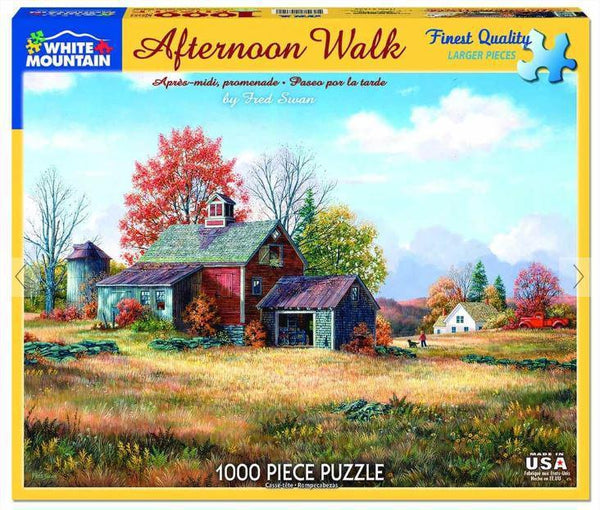 Afternoon Walk 1000 Piece Jigsaw Puzzle by White Mountain Puzzle