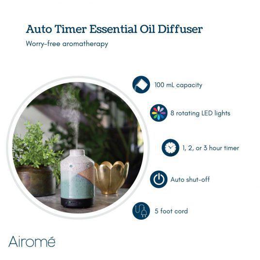 Airomé Ultra Sonic Diffuser with Timer | Speckled Shore