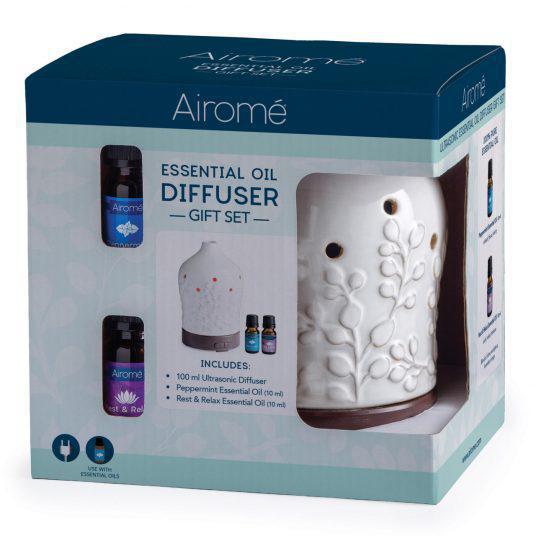 Airomé Ultrasonic Diffuser Gift Set | Willow