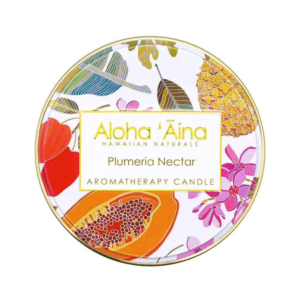 Aloha 'Aina - Plumeria Nectar Gold Tin Candle