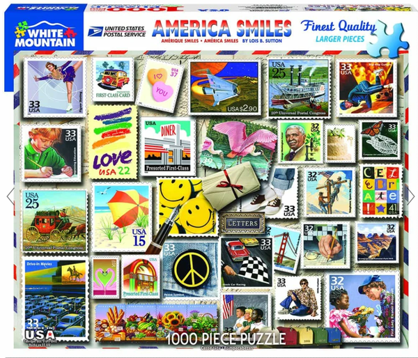 America Smiles 1000 Piece Jigsaw Puzzle by White Mountain Puzzle