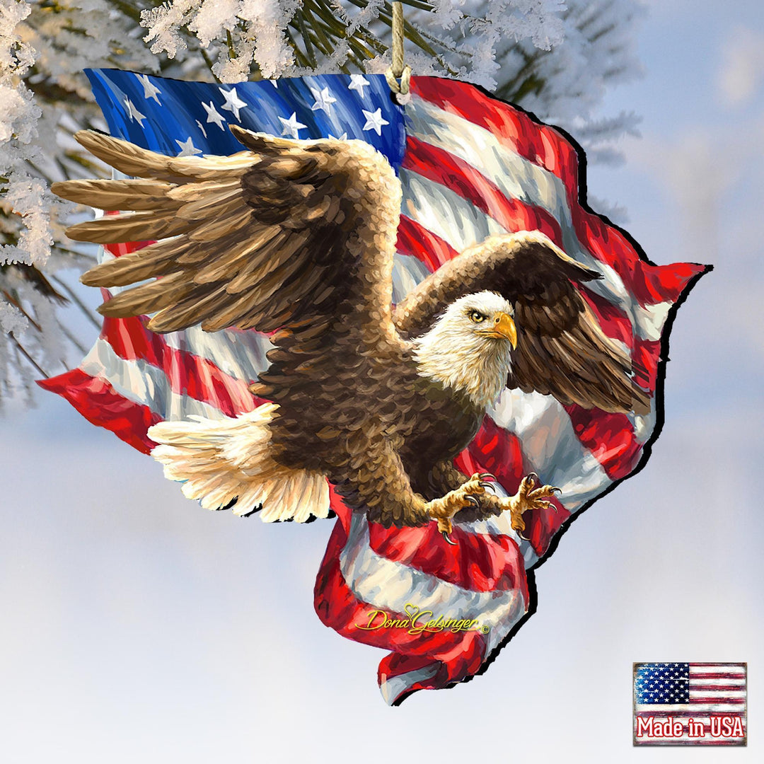 American Liberty Eagle Keepsake Decorative Ornament