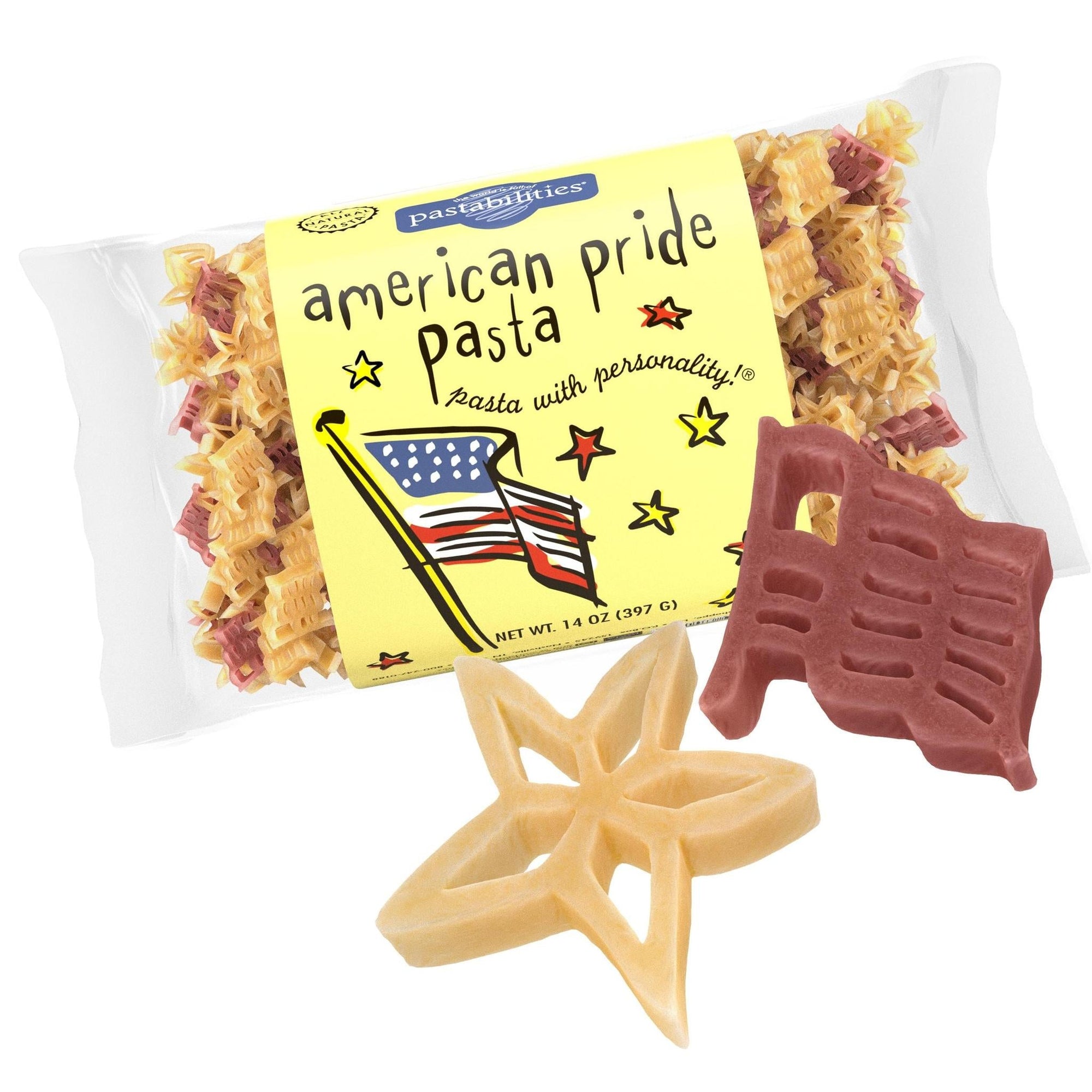 American Pride Shaped Pasta