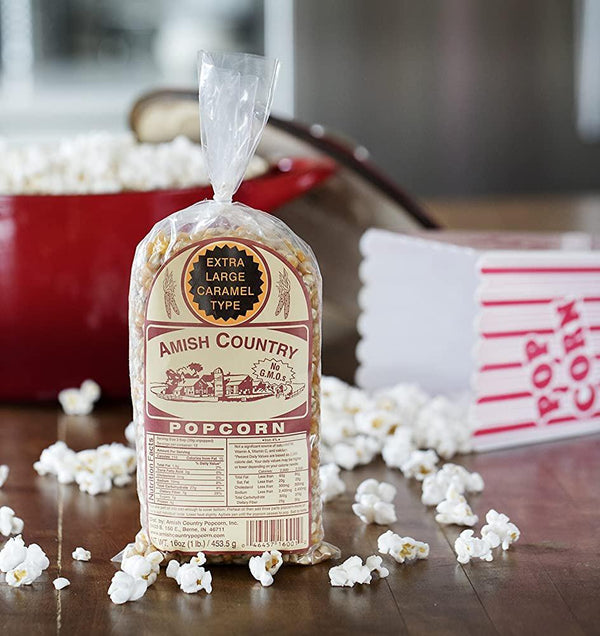 Amish Country Popcorn | Extra Large Caramel Type