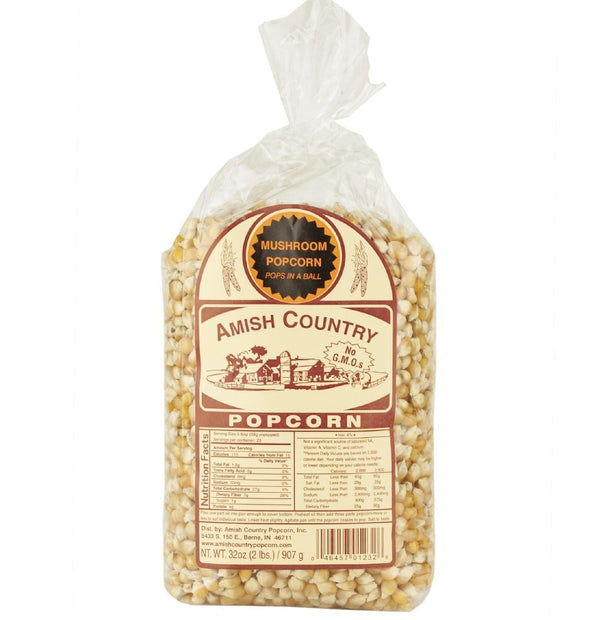 Amish Country Popcorn | Mushroom Popcorn