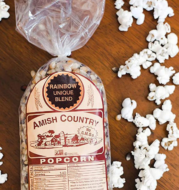 Amish Country Popcorn | Rainbow Unique Blend