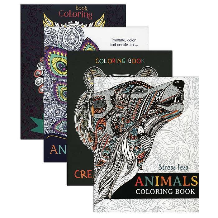 Animal Coloring Books For Adults & Kids