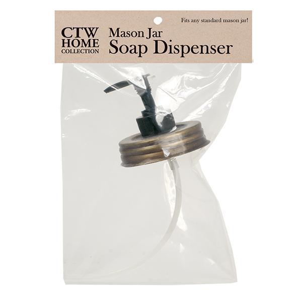 Mason Jar Soap Dispenser Pump Antique Brass