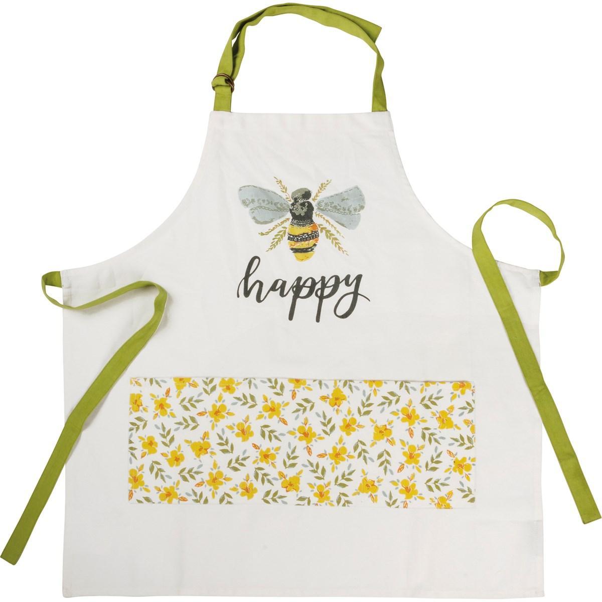 Apron with Pocket | Bee Happy
