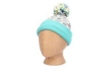 Children's Knit Rainbow Hat Aqua