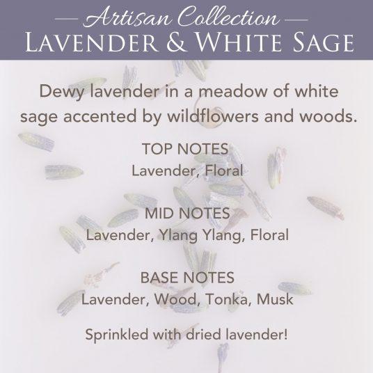 Artisan Wax Melts | Lavender & White Sage