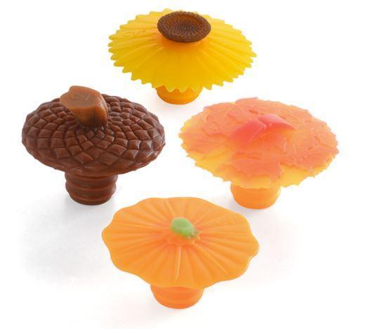 Autumn Silicone Bottle Stoppers